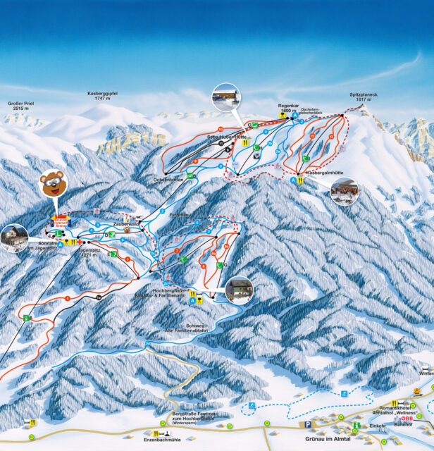 Wintersport- Grunau- Pisteplan